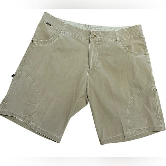 Kuhl Mens Size 40 Light Olive Green Shorts with 10” Inseam - Picture 1 of 10